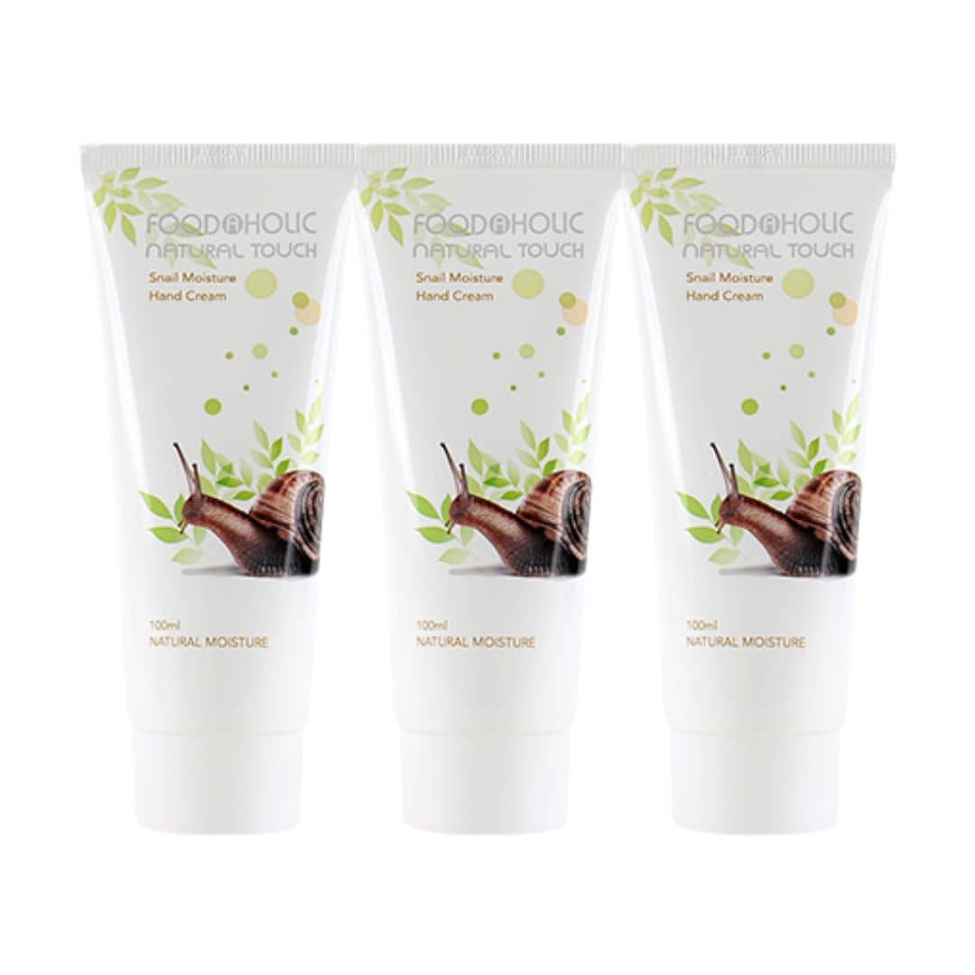 (3 Units) Foodaholic Natural Touch Snail Moisture Hand Cream