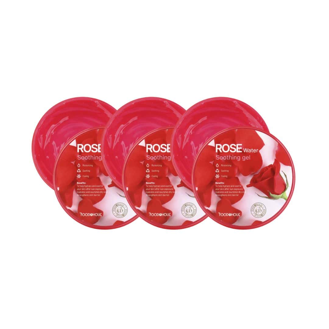 (3 Units) Foodaholic Rose Water Soothing Gel