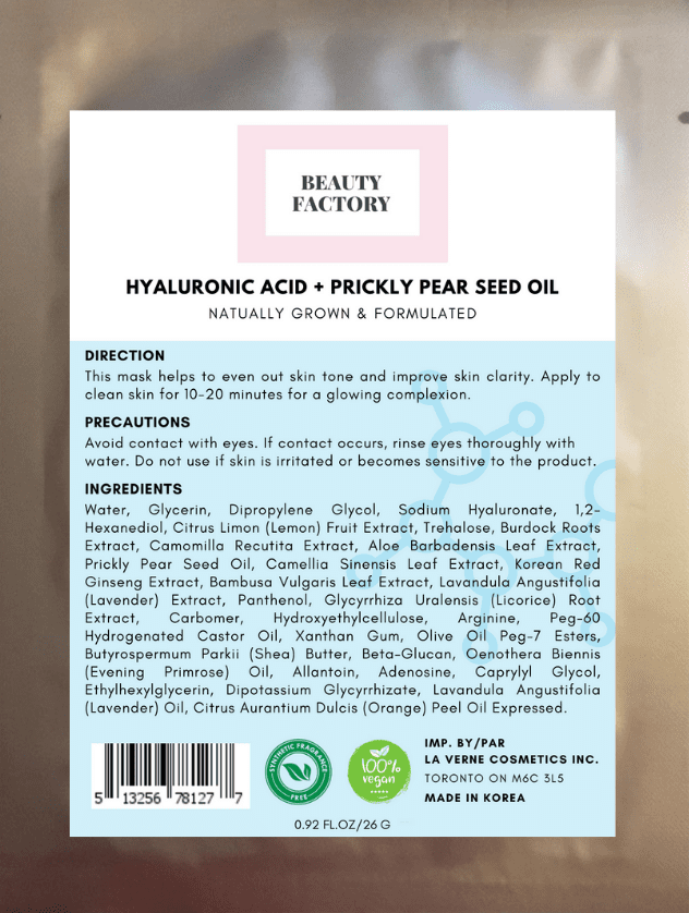 Anti-Aging White Label Sheet Mask