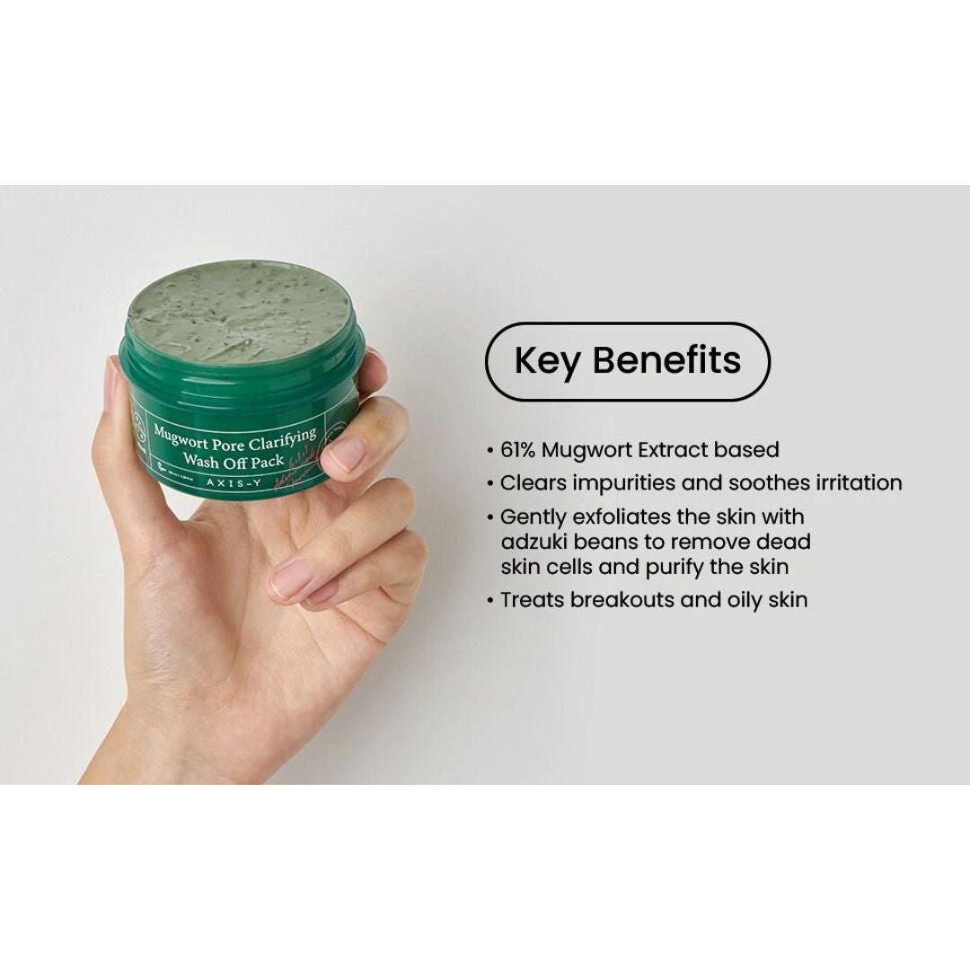 AXIS-Y Mugwort Pore Clarifying Wash Off Pack