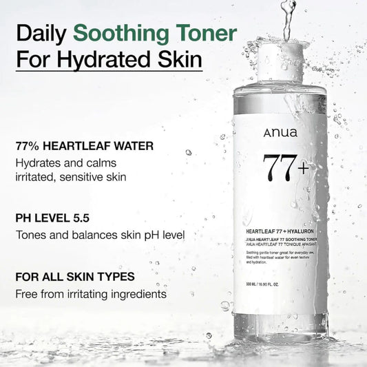 (3 Units) Anua Heartleaf 77% Soothing Toner