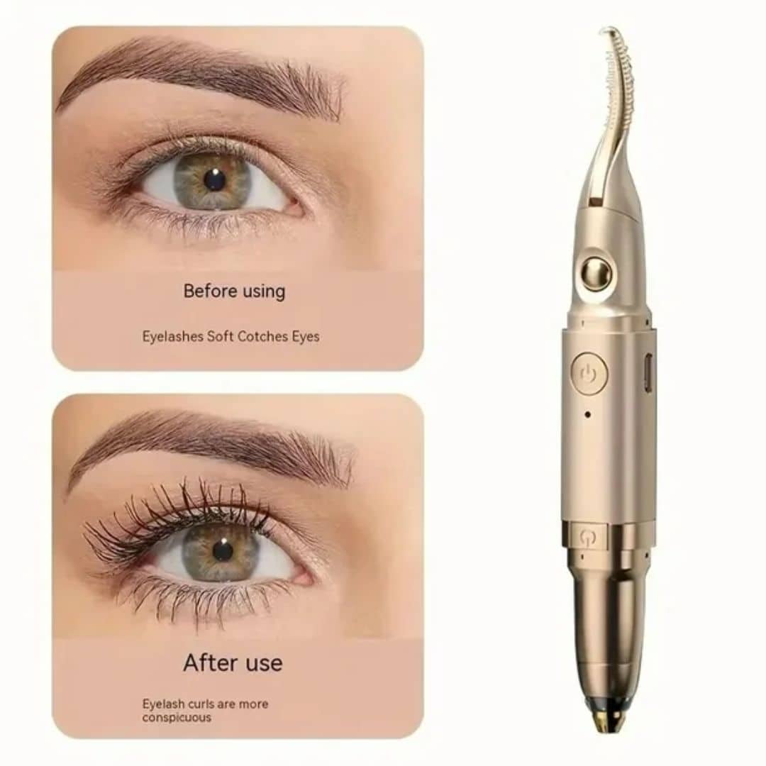 Multifunctional 2-in-1 Electric Eyelash Curler and Eyebrow Trimmer