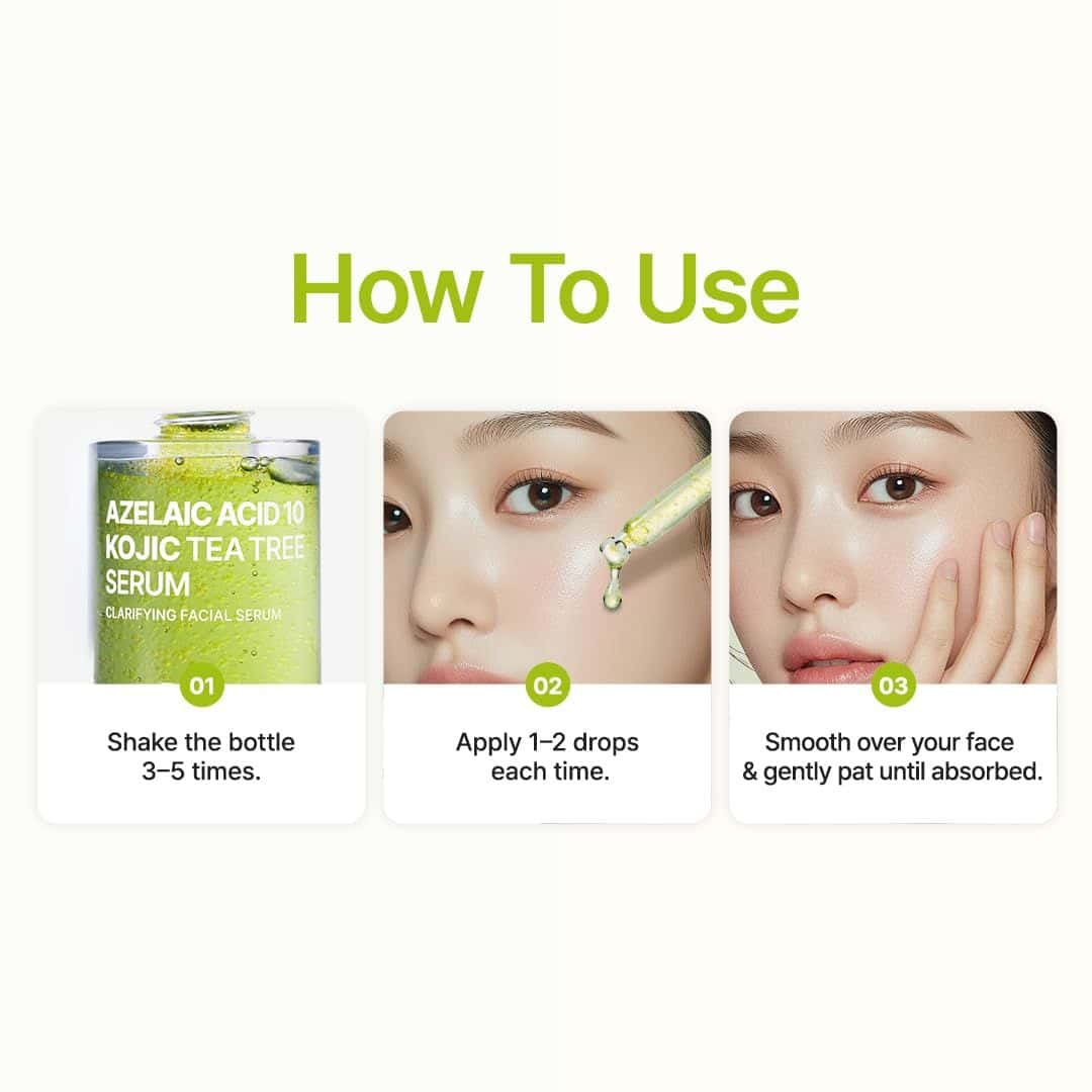 Purito Azelaic Acid 10 Kojic Tea Tree Serum