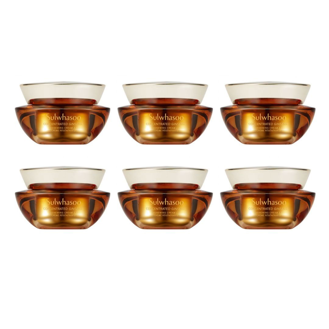 SULWHASOO Concentrated Ginseng Renewing Cream EX Mini 5ml (6 bottles) - Miessential