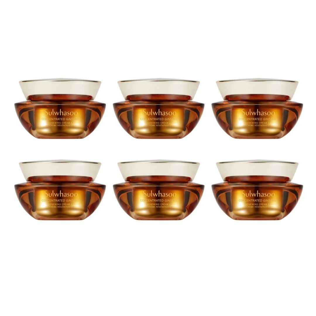 SULWHASOO Concentrated Ginseng Renewing Cream EX Mini 5ml (6 bottles) - Miessential