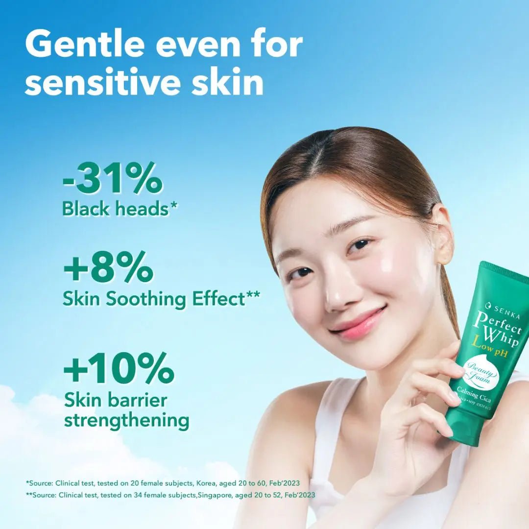 Shiseido Senka Perfect Whip Low PH Calming Cica