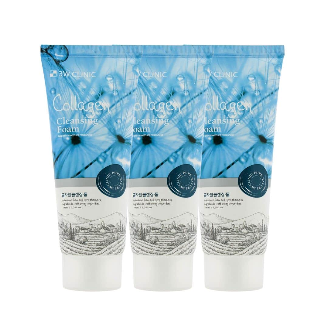 3W Clinic Collagen Cleansing Foam