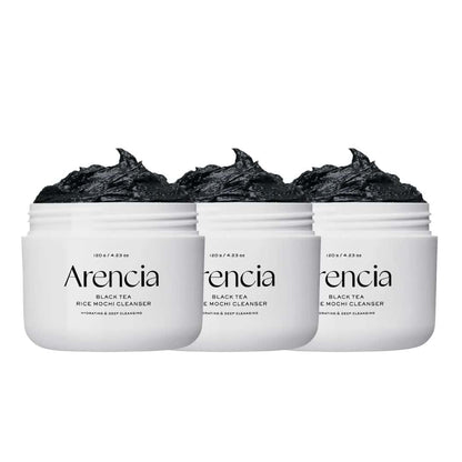 Arencia Black Tea Rice Mochi Cleanser