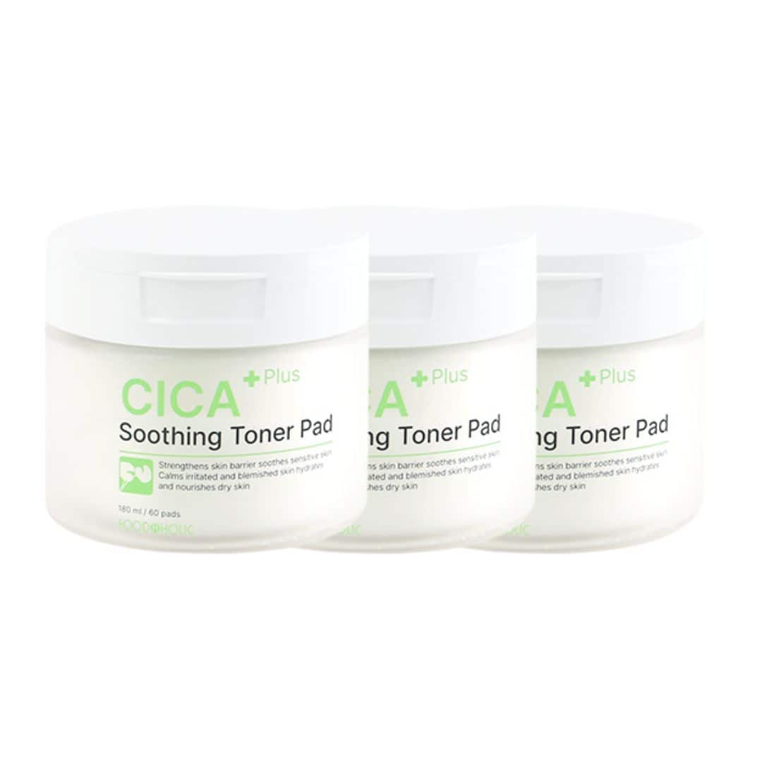 (3 Units) Foodaholic Cica Plus Soothing Toner Pad