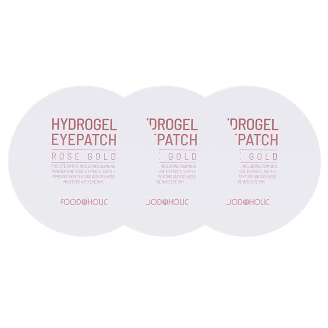 (3 Units) Foodaholic Hydrogel Eye Patch Rose Gold