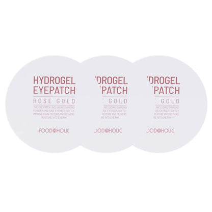 (3 Units) Foodaholic Hydrogel Eye Patch Rose Gold