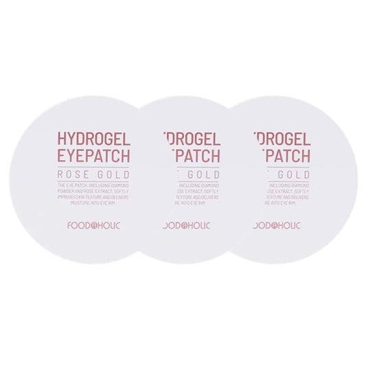 (3 Units) Foodaholic Hydrogel Eye Patch Rose Gold