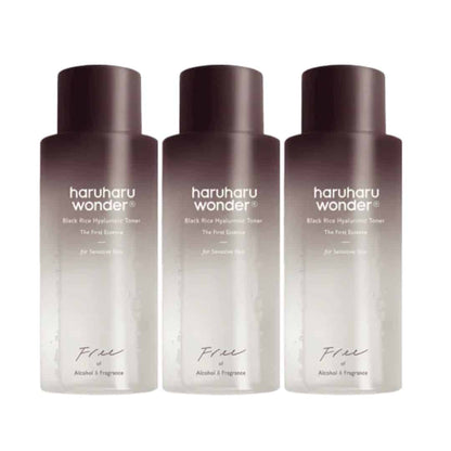 (3 Units) HARUHARU WONDER Black Rice Hyaluronic Toner