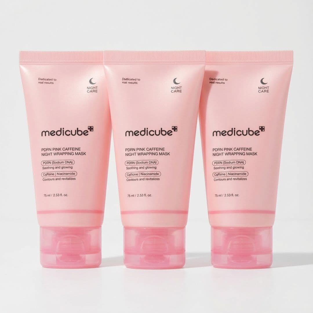 (3 Units) PDRN Pink Caffeine Night Wrapping Mask