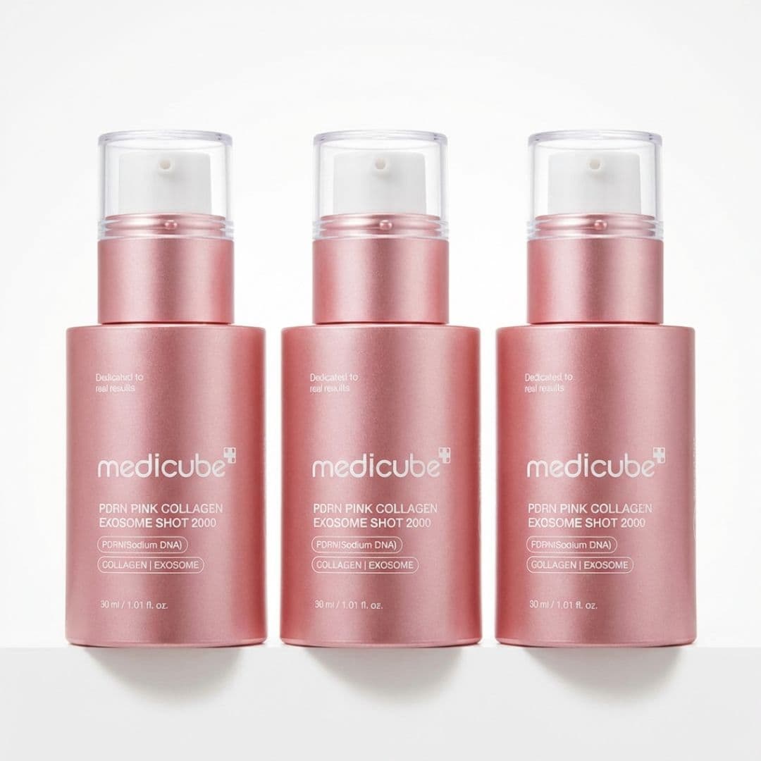 (3 Units) PDRN Pink Collagen Exosome Shot Serum 2000
