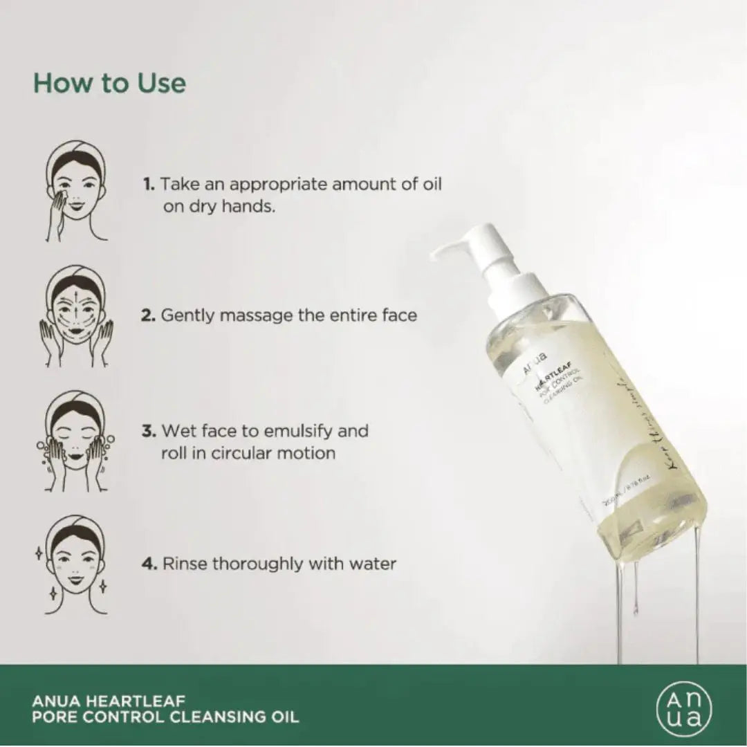 Anua Heartleaf Pore Control Cleansing Oil