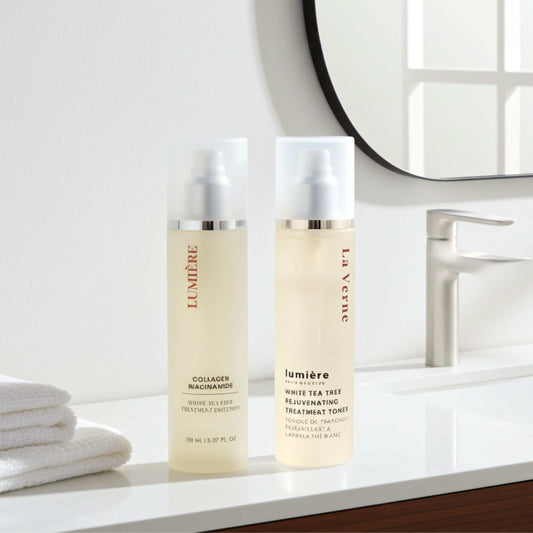 La Verne Lumiere White Tea Tree Toner Emulsion Duo