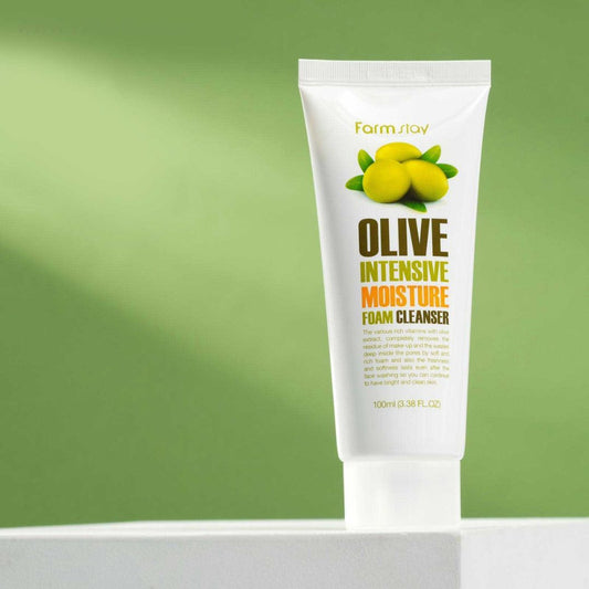 Farmstay Olive Intensive Moisture Foam Cleanser (Buy 2 Get 1 Free)