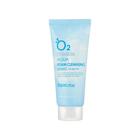 Farmstay O2 Premium Aqua Foam Cleansing - Miessential