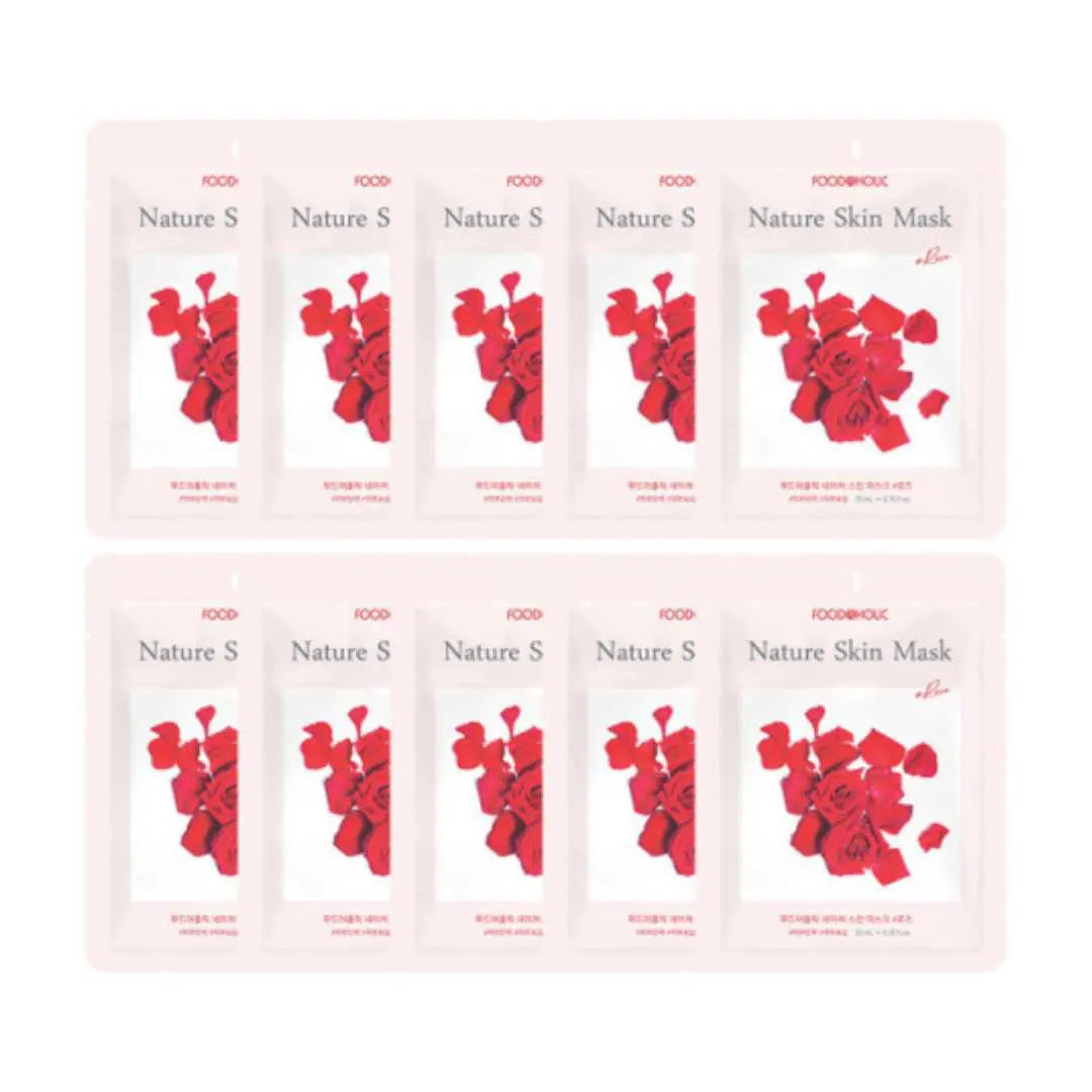 Foodaholic Nature Skin Mask Rose (Wholesale) MiessentialStore