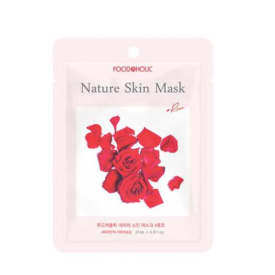 Foodaholic Nature Skin Mask Rose (Wholesale) MiessentialStore