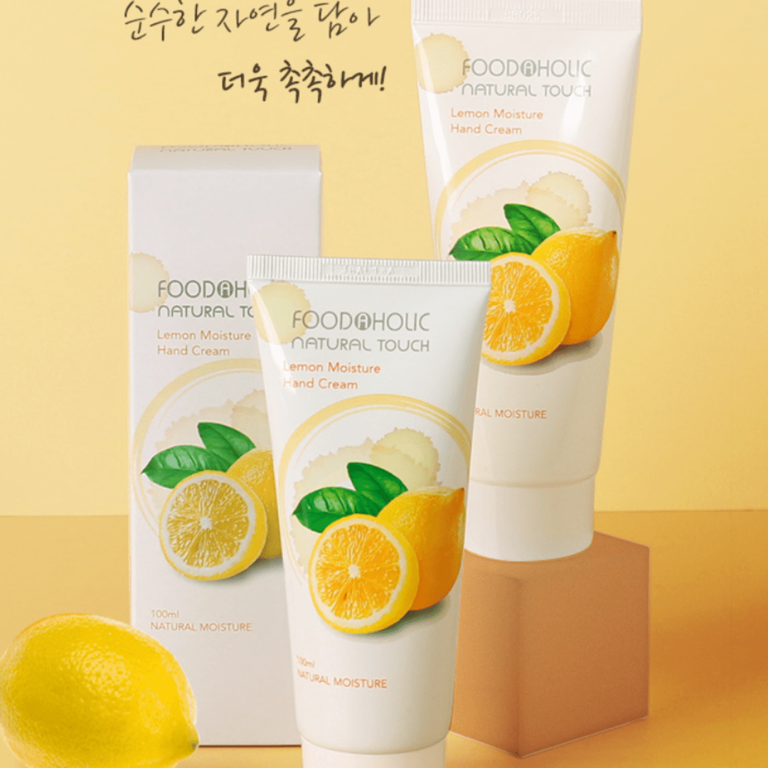 Foodaholic Natural Touch Lemon Moisture Hand Cream (Wholesale) MiessentialStore