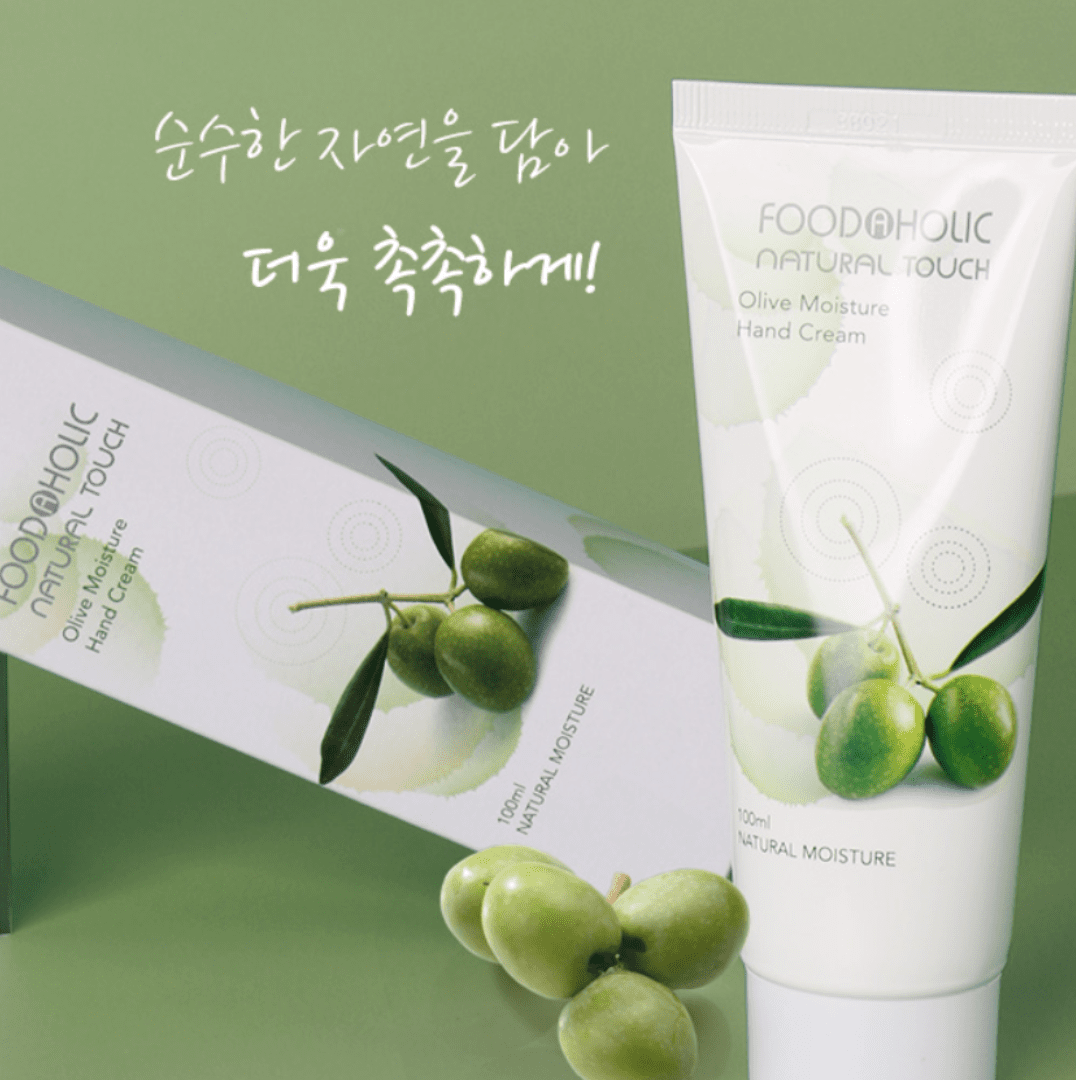 Foodaholic Natural Touch Olive Moisture Hand Cream