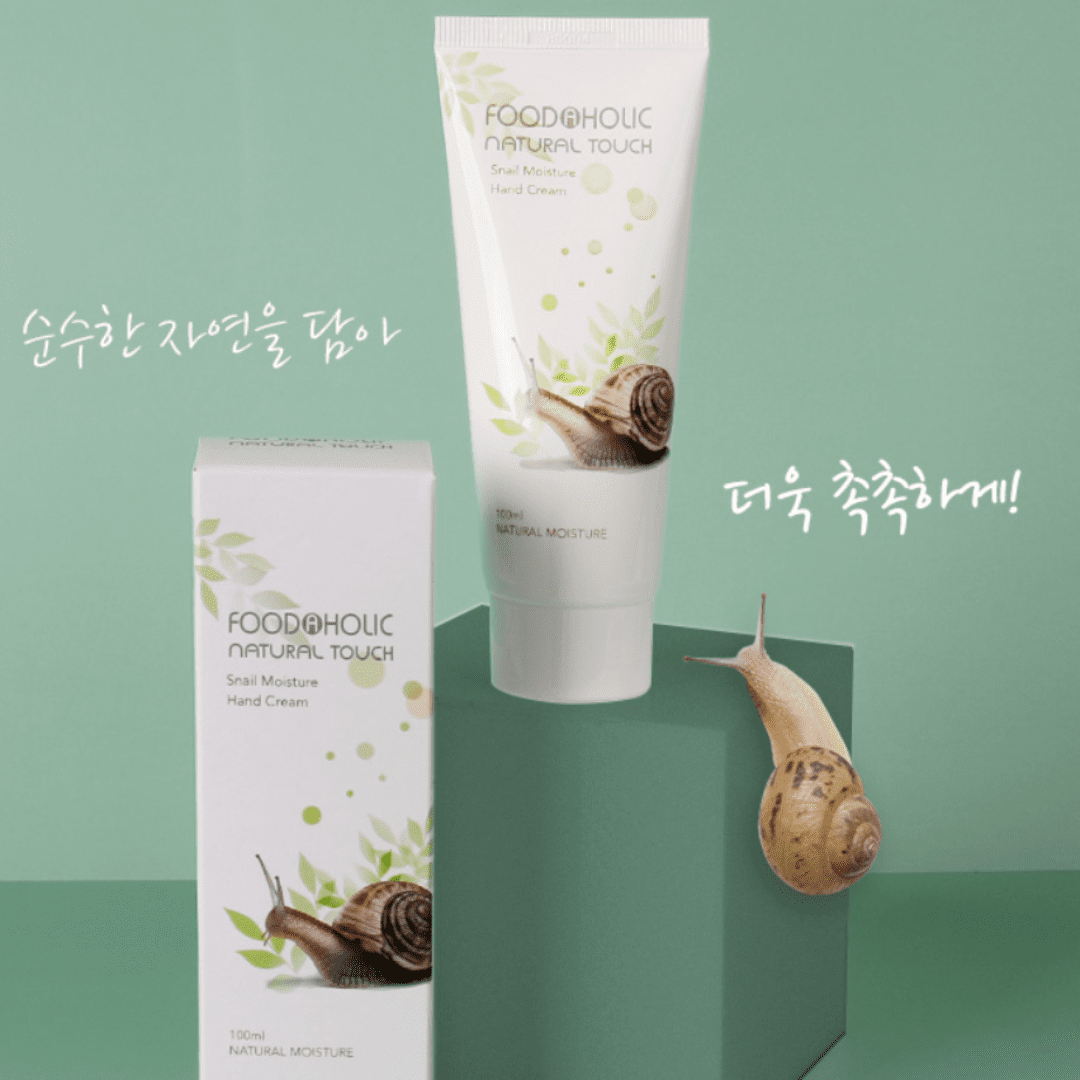 Foodaholic Natural Touch Snail Moisture Hand Cream (Wholesale) MiessentialStore