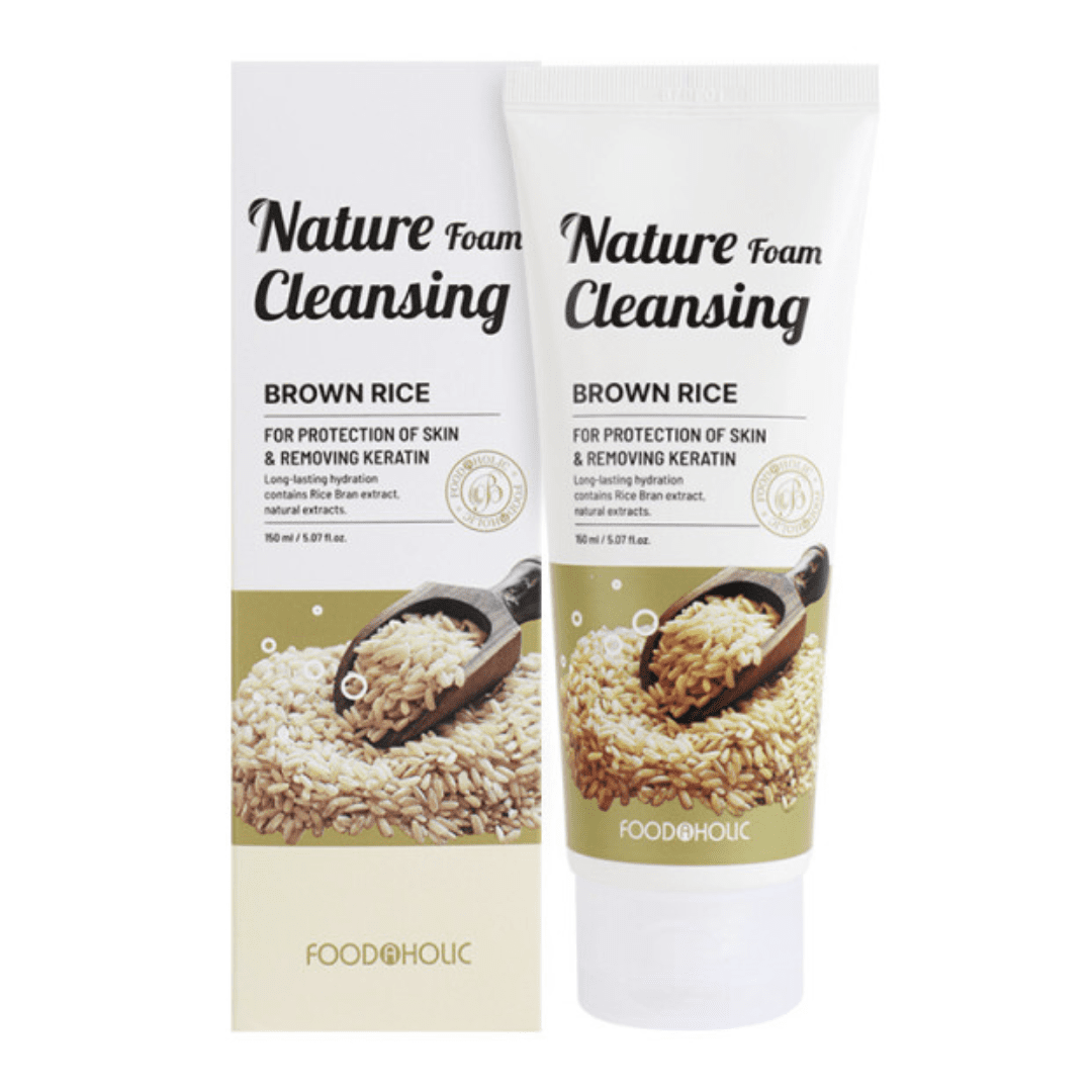 Foodaholic Nature Cleansing Foam Brown Rice (Wholesale) MiessentialStore