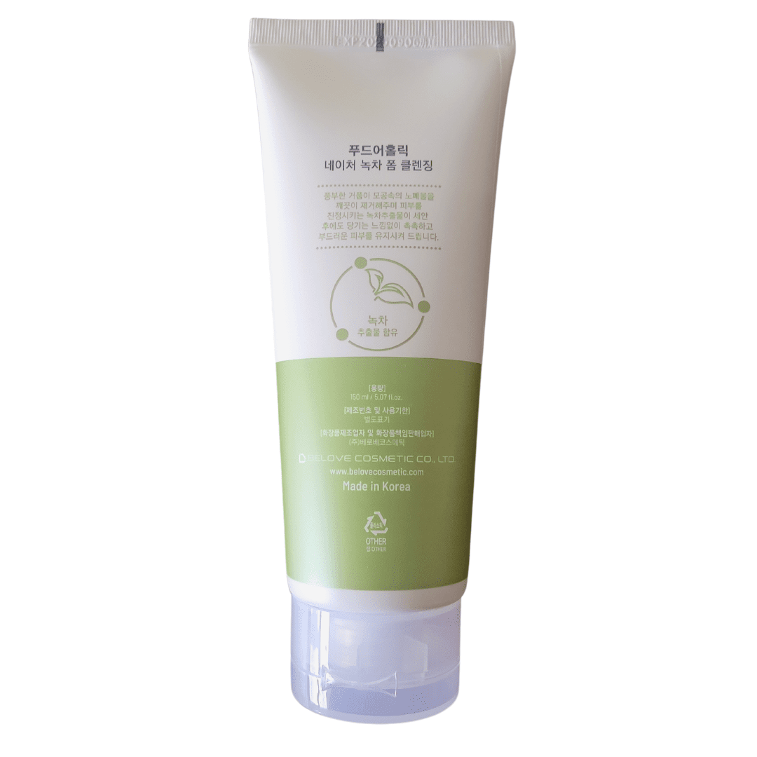 Foodaholic Nature Cleansing Foam Green Tea (Wholesale) MiessentialStore