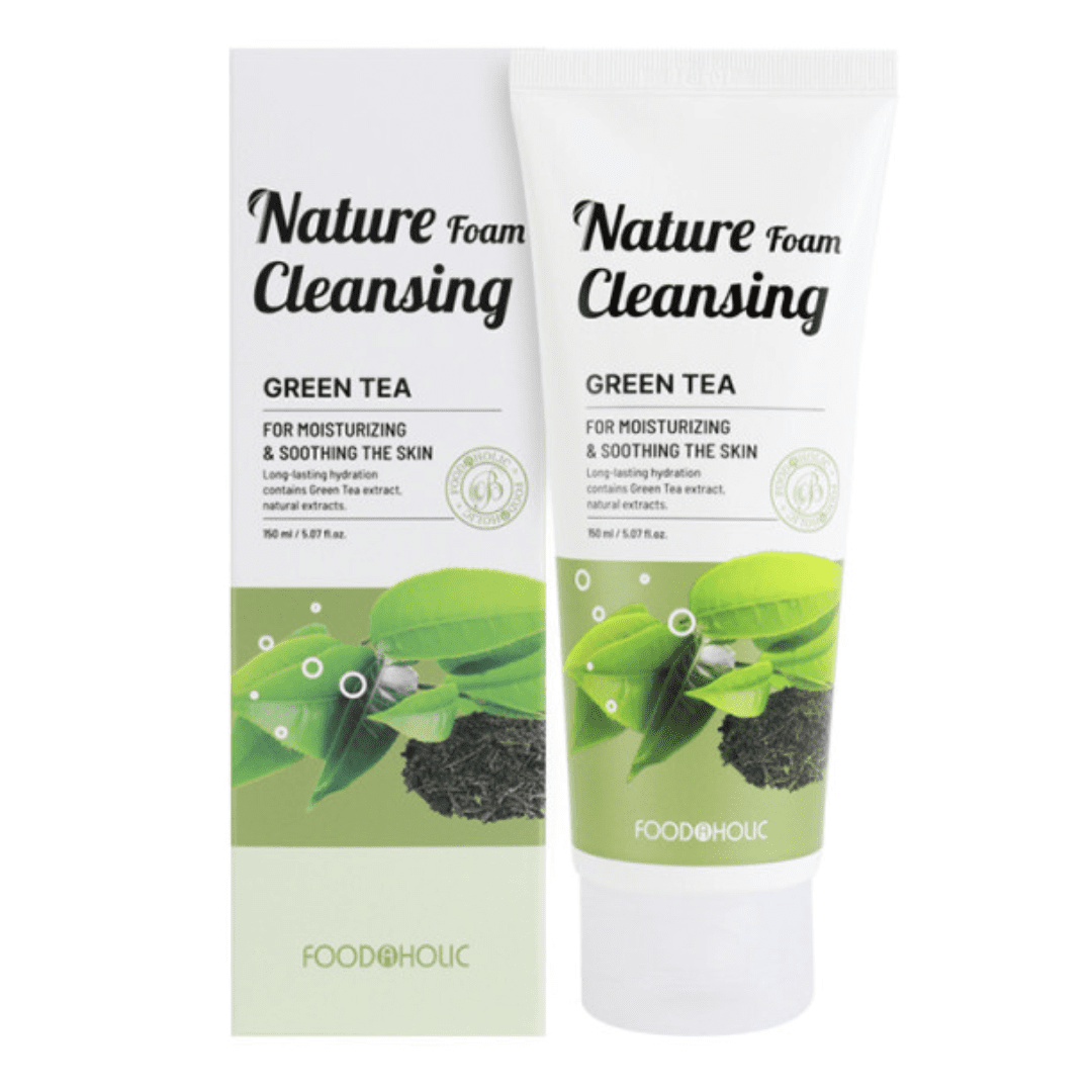 Foodaholic Nature Cleansing Foam Green Tea (Wholesale) MiessentialStore