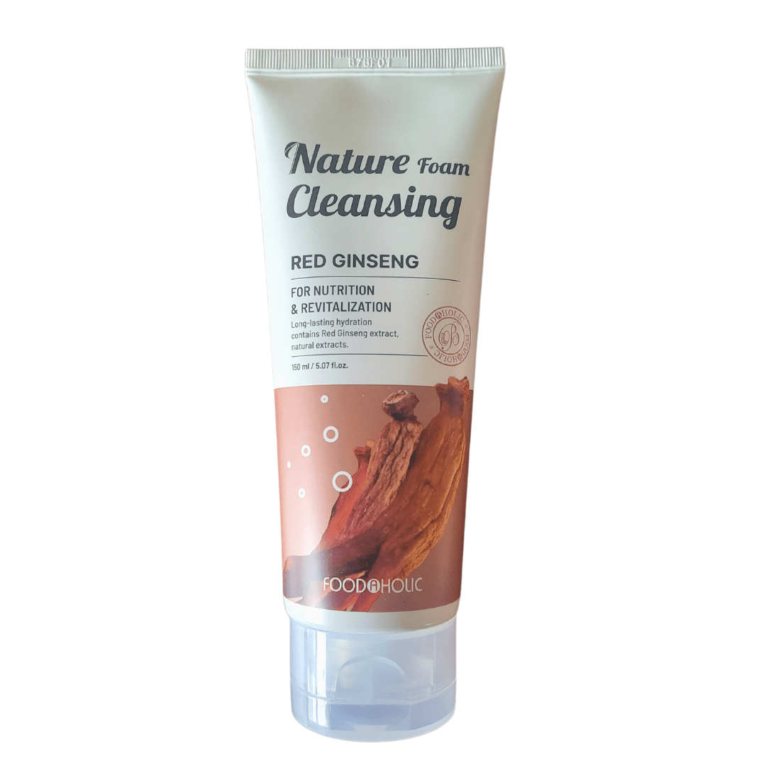 Foodaholic Nature Cleansing Foam Red Ginseng (Wholesale) MiessentialStore