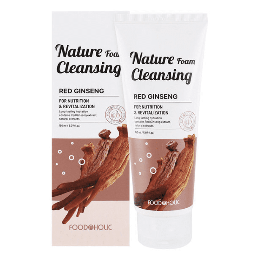 Foodaholic Nature Cleansing Foam Red Ginseng (Wholesale) MiessentialStore