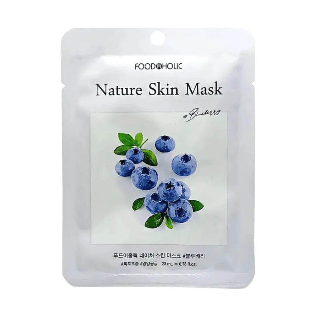 Foodaholic Nature Skin Mask Blueberry (Wholesale) MiessentialStore