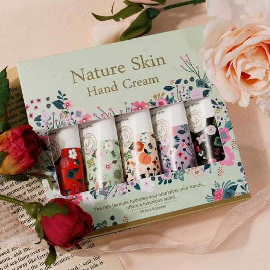 (Buy 2 Get 1 Free) Foodaholic Nature Skin Hand Cream 5 Pieces Set