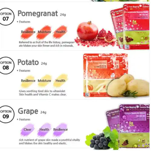 Ja Yeon Mapping Grape Anti-Inflammatory Mask (Wholesale) MiessentialStore