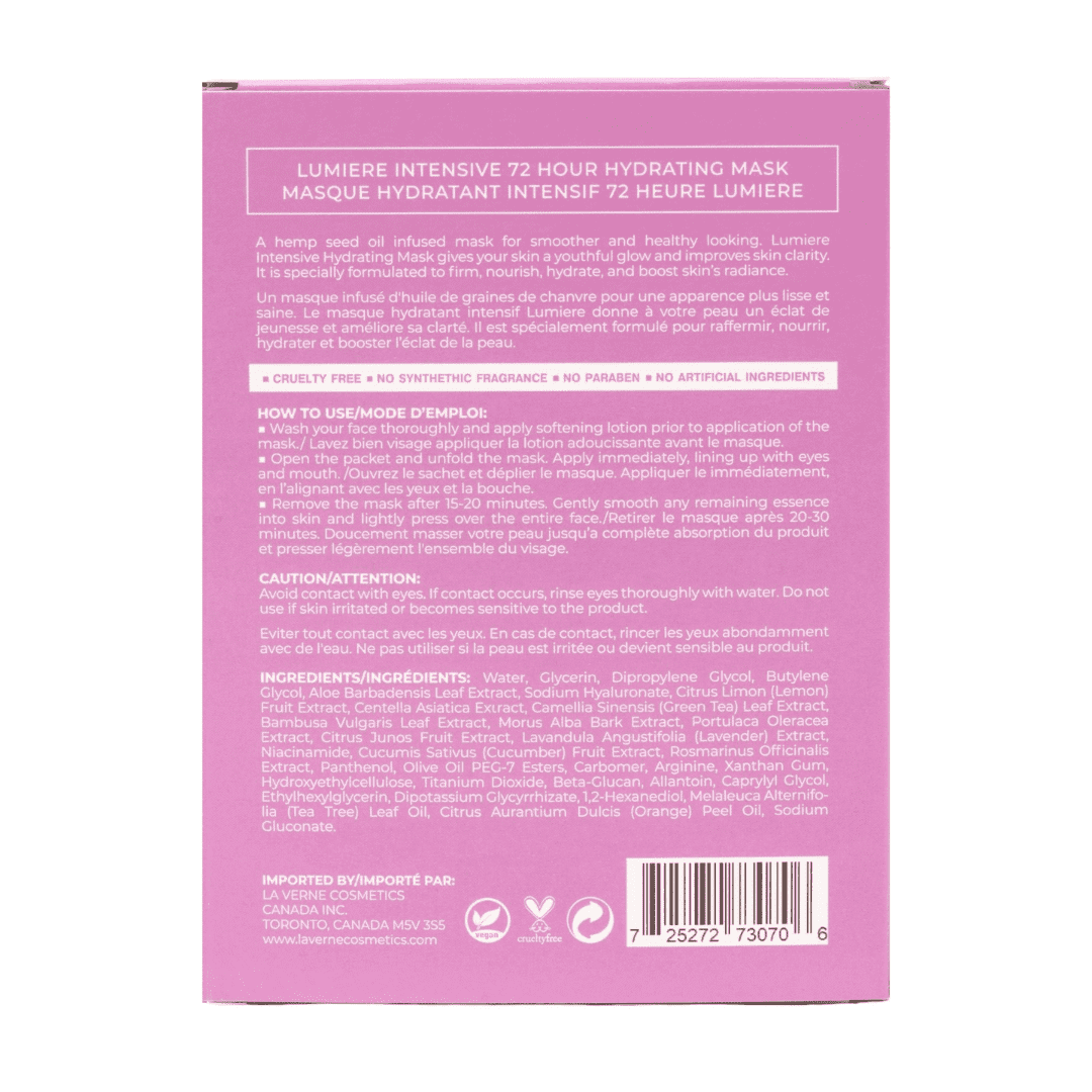 La Verne Lumiere Intensive 72 Hour Hydrating Mask (Wholesale) MiessentialStore