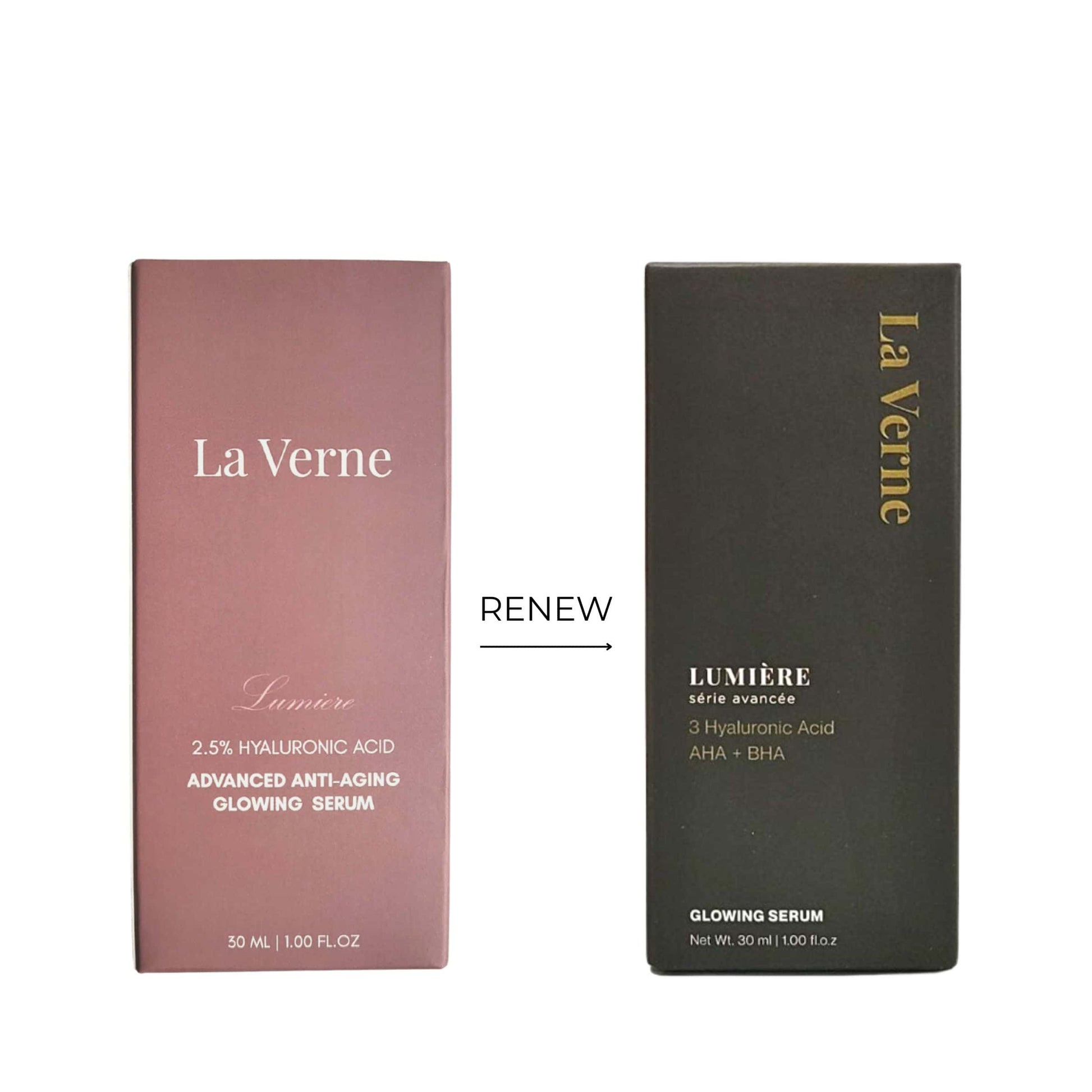 La Verne Lumiere 3 Hyaluronic Acid AHA Glowing Serum
