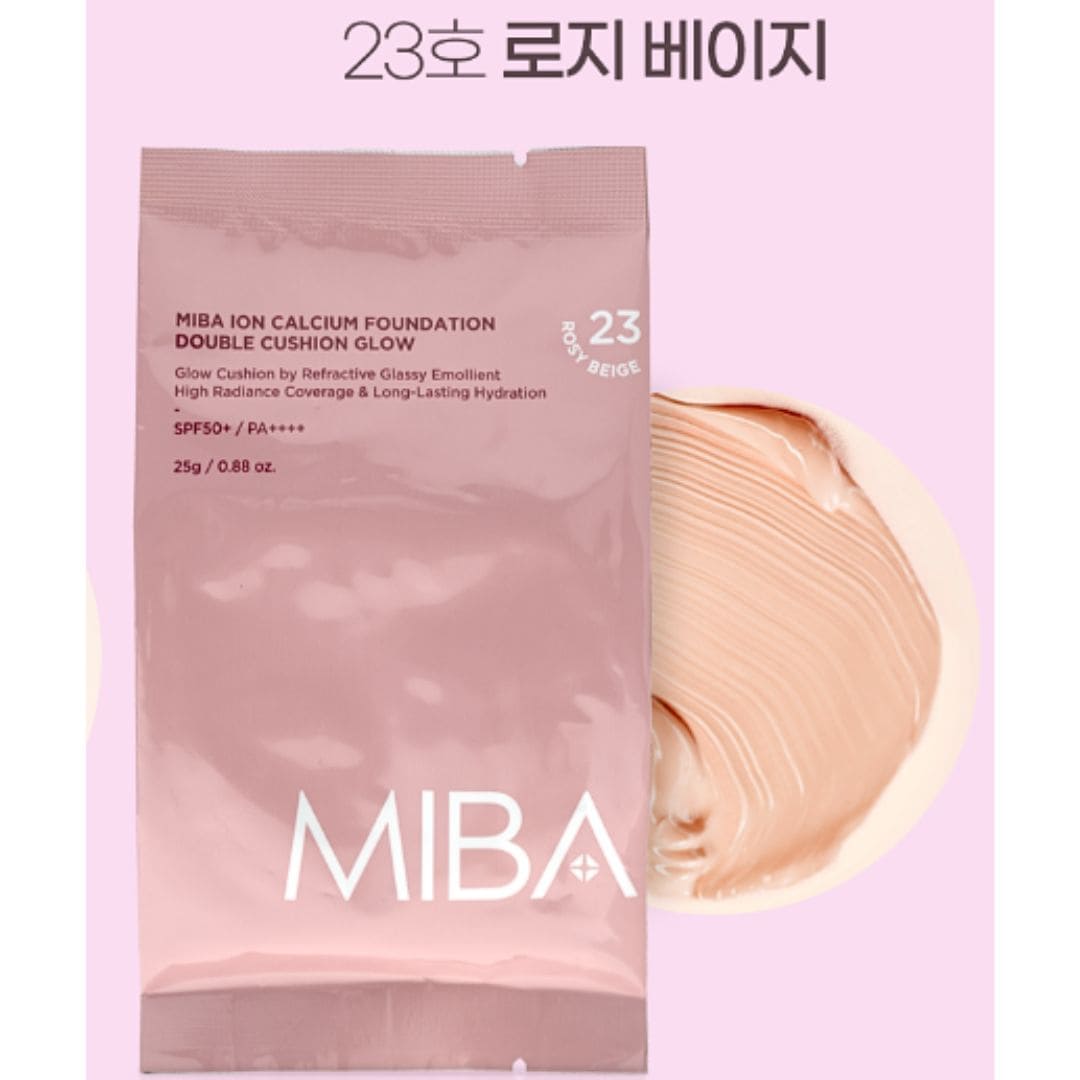 MIBA Ion Calcium Foundation Double Cushion Glow Season 3 #23 Refill