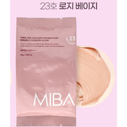 MIBA Ion Calcium Foundation Double Cushion Glow Season 3 #23 Refill