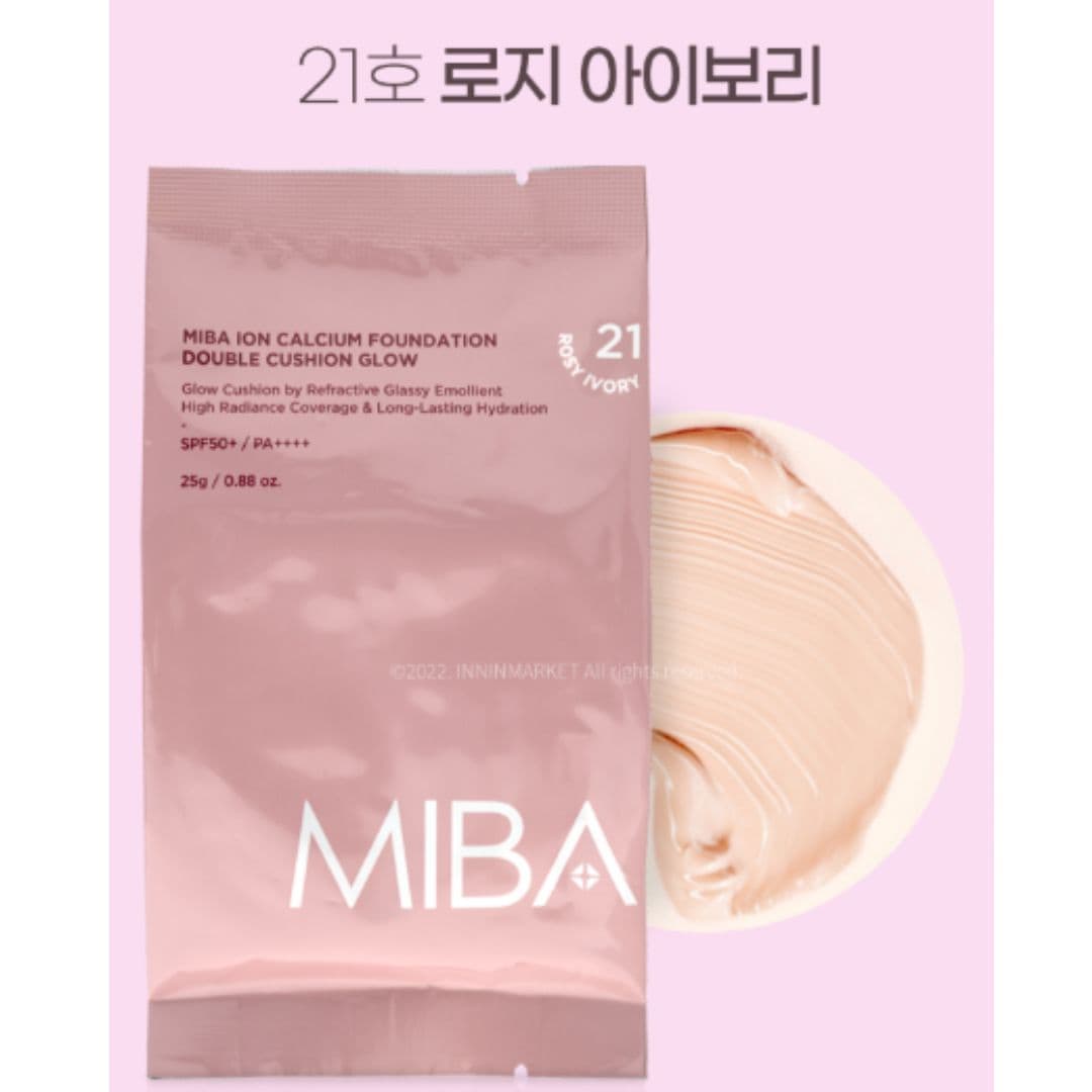 MIBA Ion Calcium Foundation Double Cushion Glow Season 3 Refill #21