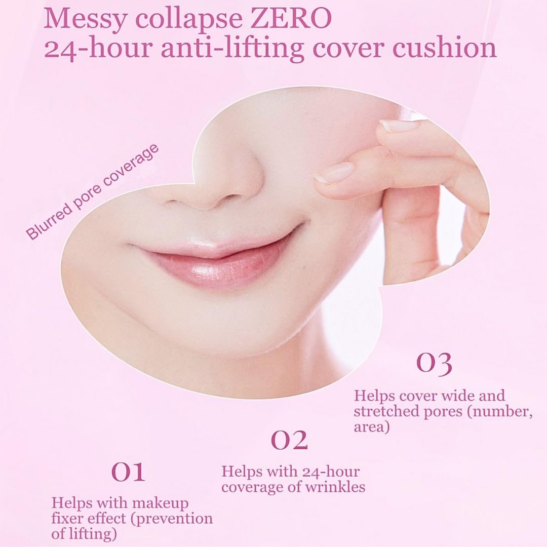 MIBA Ion Calcium Foundation Double Cushion Glow | K-beauty cushion Foundation