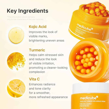 Medicube Kojic Acid Turmeric Vita Capsule Cream