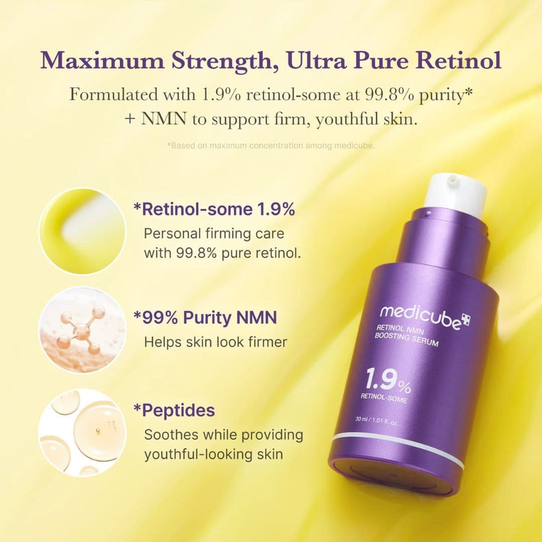 Medicube Retinol NMN Boosting Serum 1.9% Retinol-Some
