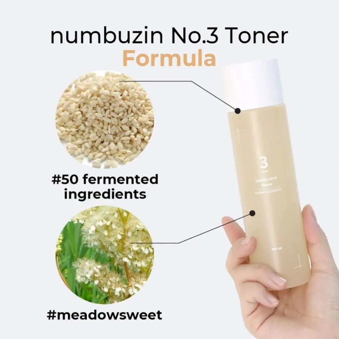 Numbuzin No.3 Super Glowing Essence Toner - Miessential
