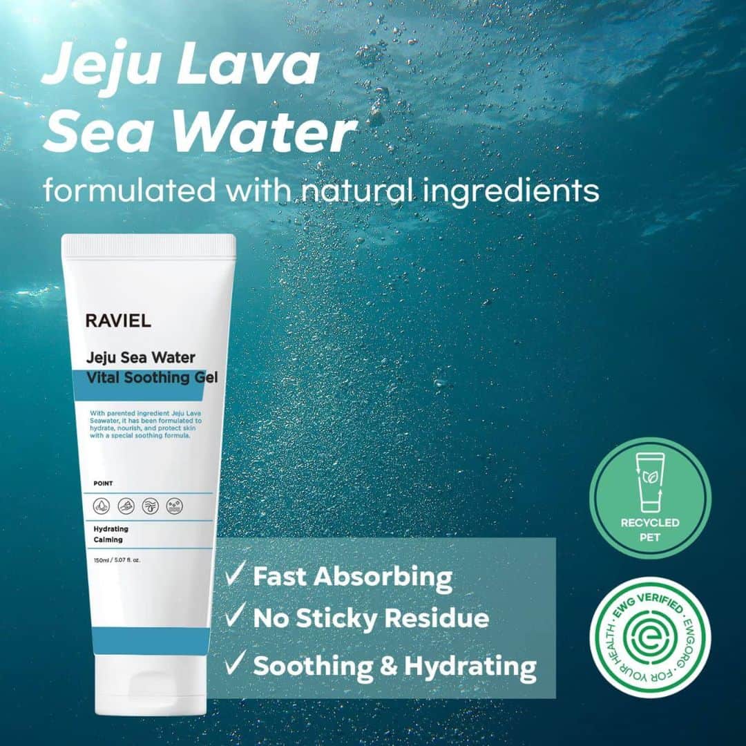 Raviel Jeju Sea Water Vital Soothing Gel