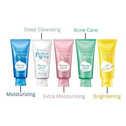 Shiseido Senka Perfect Whip White Clay - Miessential