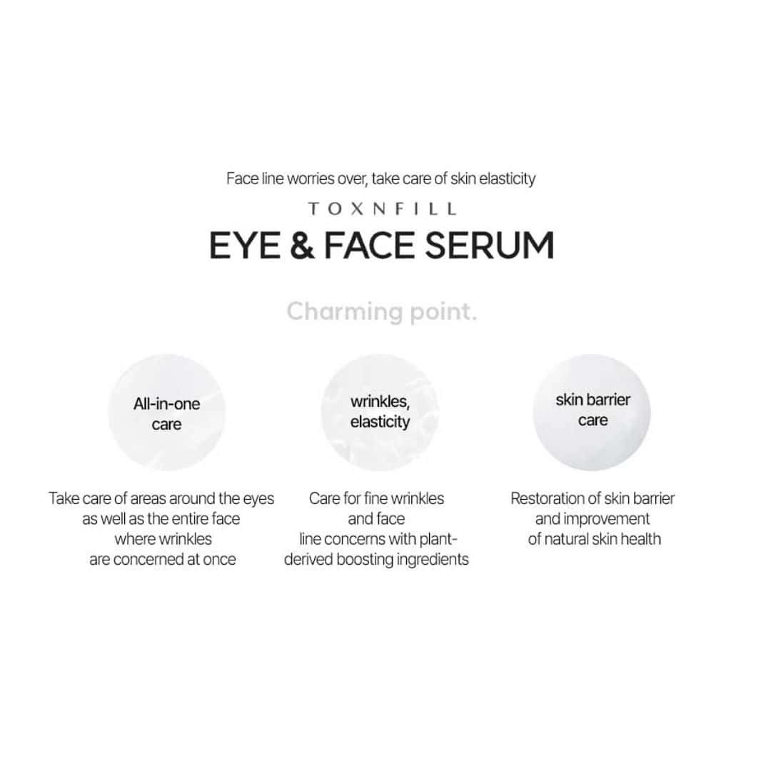 TOXNFILL Eye & Face Serum